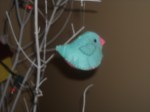 Felt Blue bird