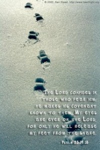 footsteps of faith