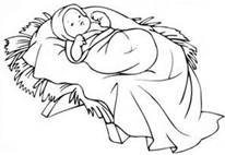 Jesus in the manger