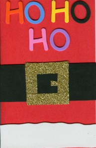 Santa's Belt Card
