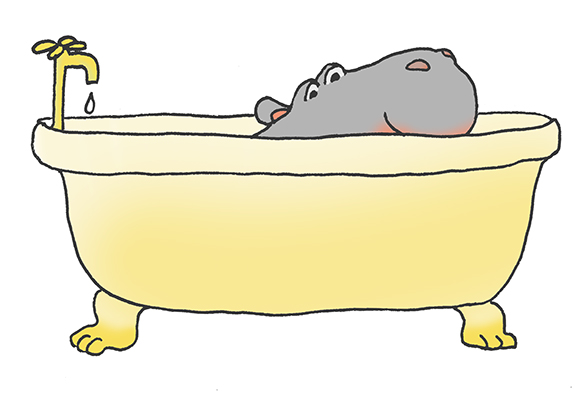 cartoon-hippo-happy-hippo-bathtub