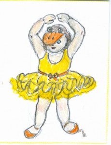 Duckling ballerina