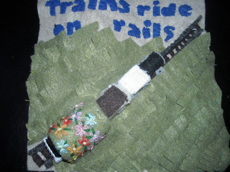 Train coming out of tunnel