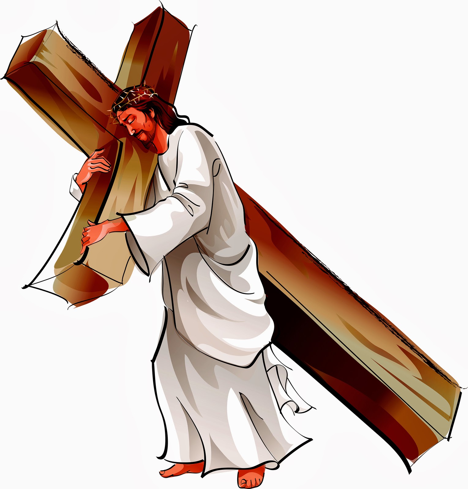 Jesus carrrying his Cross